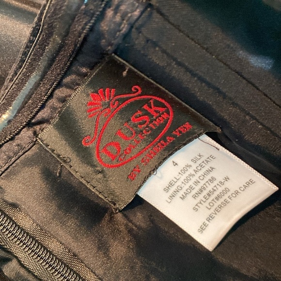 100% SILK Slip Dress New Sheila Yen Slip Dress with Halter Neckline Sz 4 - Picture 14 of 14